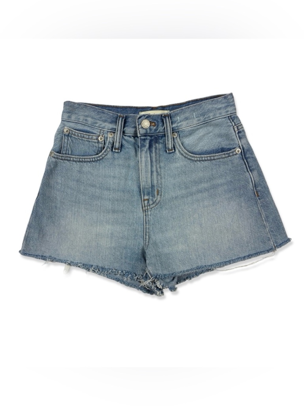 Madewell The Mom Jean Cutoff Shorts